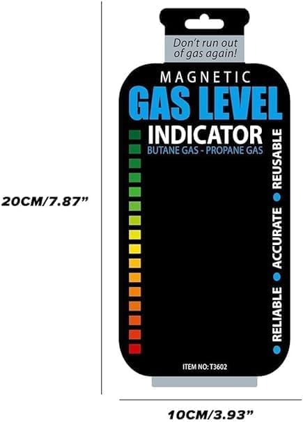 GANPUB LPG tank gauge provides reusable fuel monitoring for outdoor grilling.