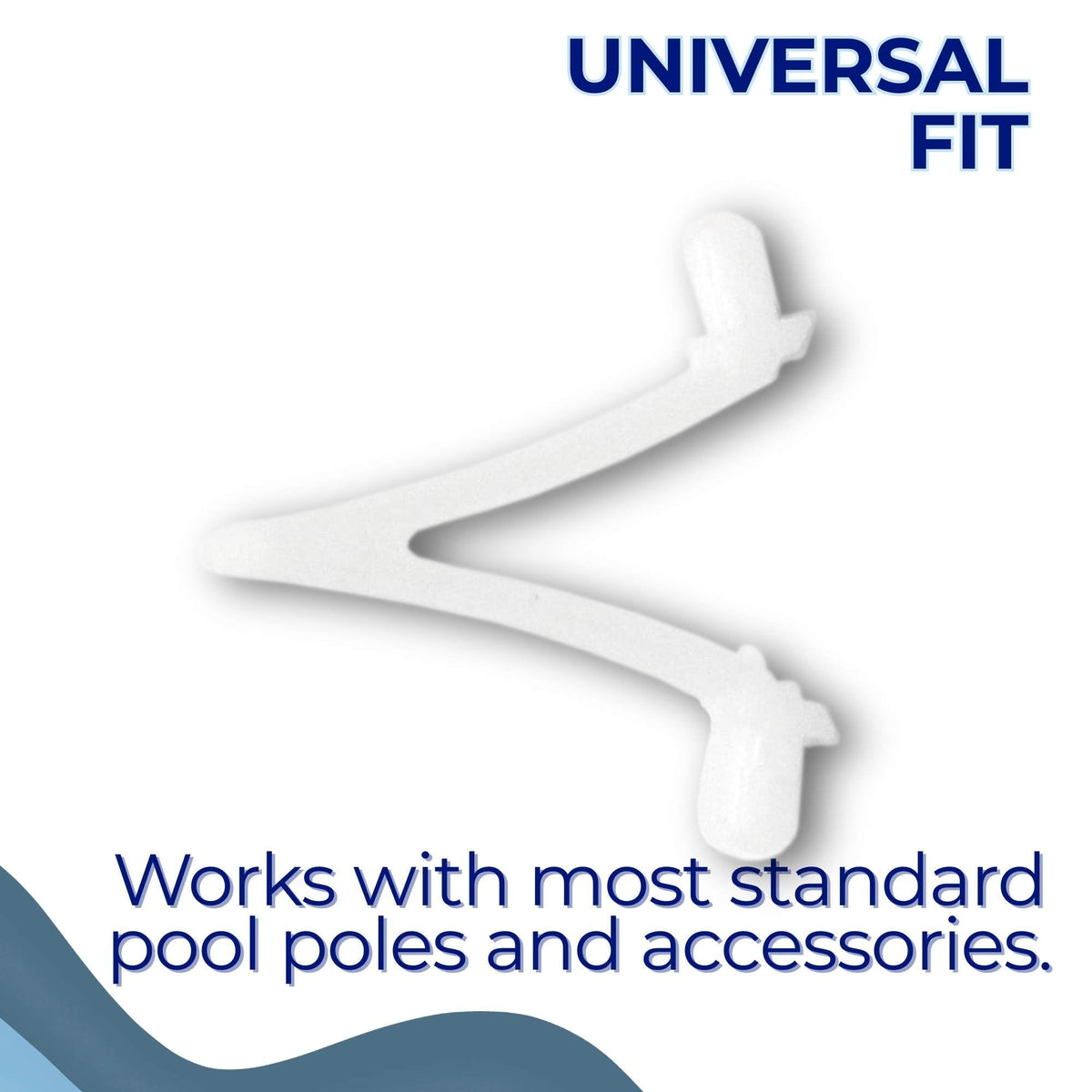 Ganador V-Clips clip-on attachment for pool nets and skimmers.