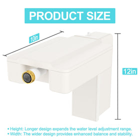 GANDONE adjustable float height enables precise refill triggers for evaporation control.
