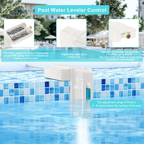 GANDONE auto-fill kit setup shows quick installation for steady water levels.