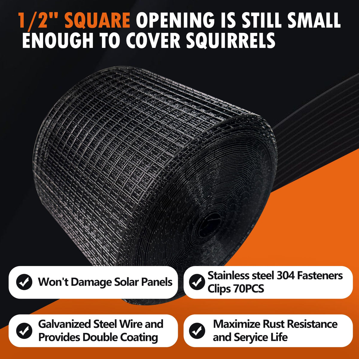 GANG HAO stainless steel clips fasteners securely attach the mesh for sturdy installs