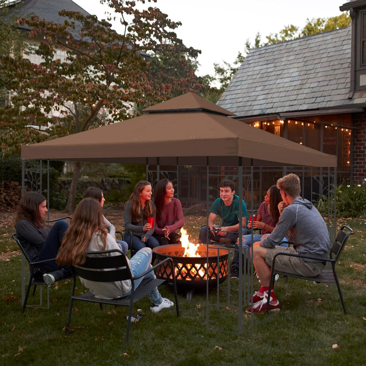Ganggend outdoor event setup with durable canopy for weather-ready shade.