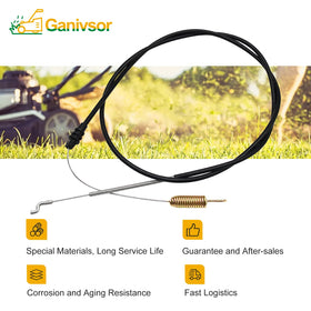 Ganivsor 54-1/2-inch conduit for tidy routing