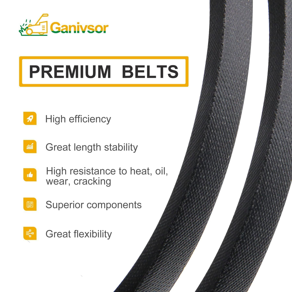Ganivsor belt replacement packaging ready for shipment