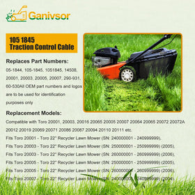 Ganivsor Toro model compatibility 20001-20003-20005