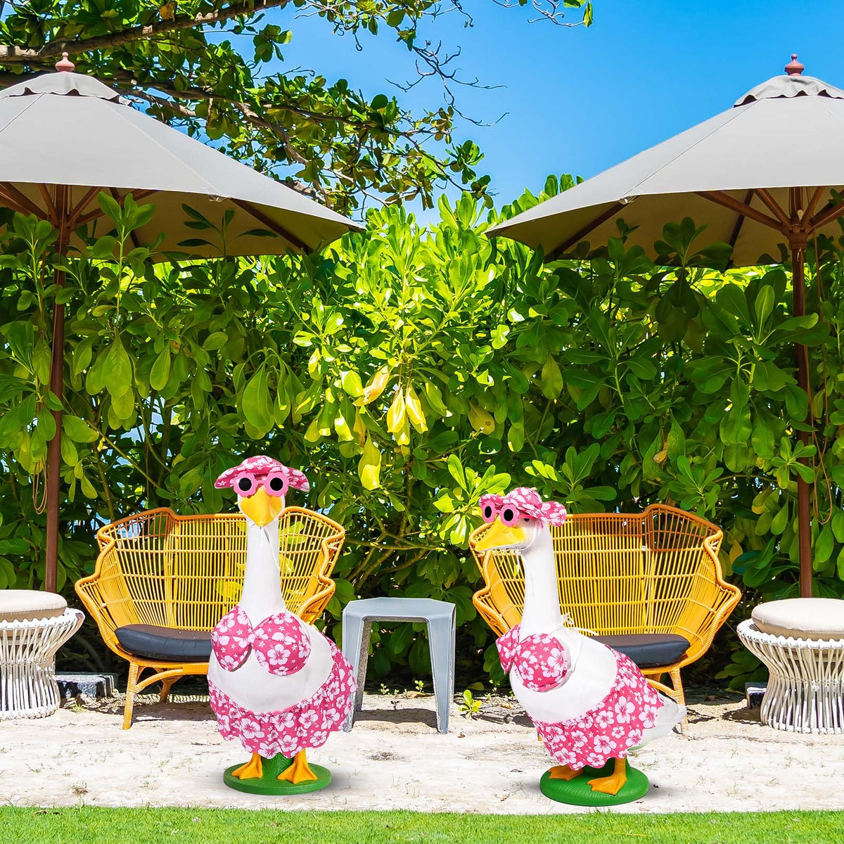 GANSHAYA bikini goose porch decor elevates garden accents