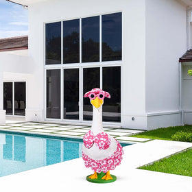 GANSHAYA bikini goose skirt completes tropical yard outfit