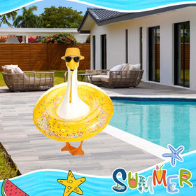 GANSHAYA durable fabric goose costume maintains outdoor charm
