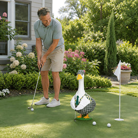 GANSHAYA Perfectly tailored to 23-inch statues for versatile garden dressing.