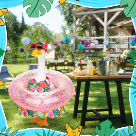 GANSHAYA swim ring pairs with goose for festive scenes.