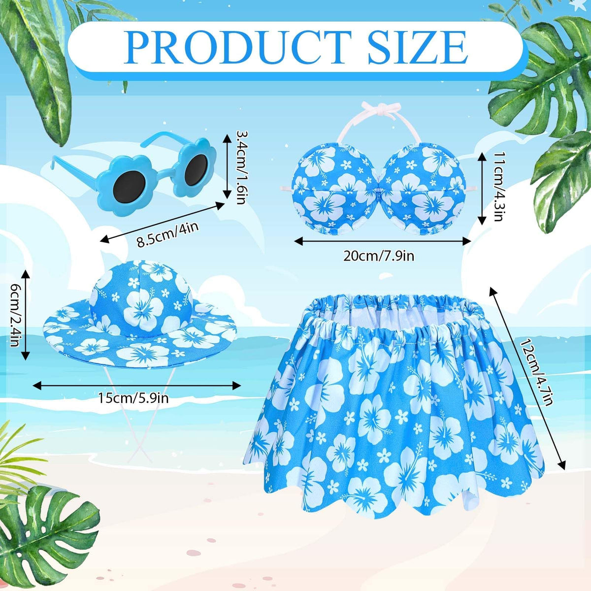 GANSHAYA Goose Bikini Top enhances the playful beach-themed look