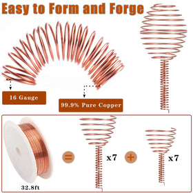 Gansita large Fibonacci winding jig for quick antenna shaping.