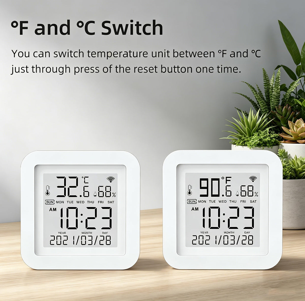 Gaoducash USB-powered hygrometer eliminates battery changes