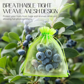 GAOHUI 4x6 inch green mesh bag ideal for berries and small fruits