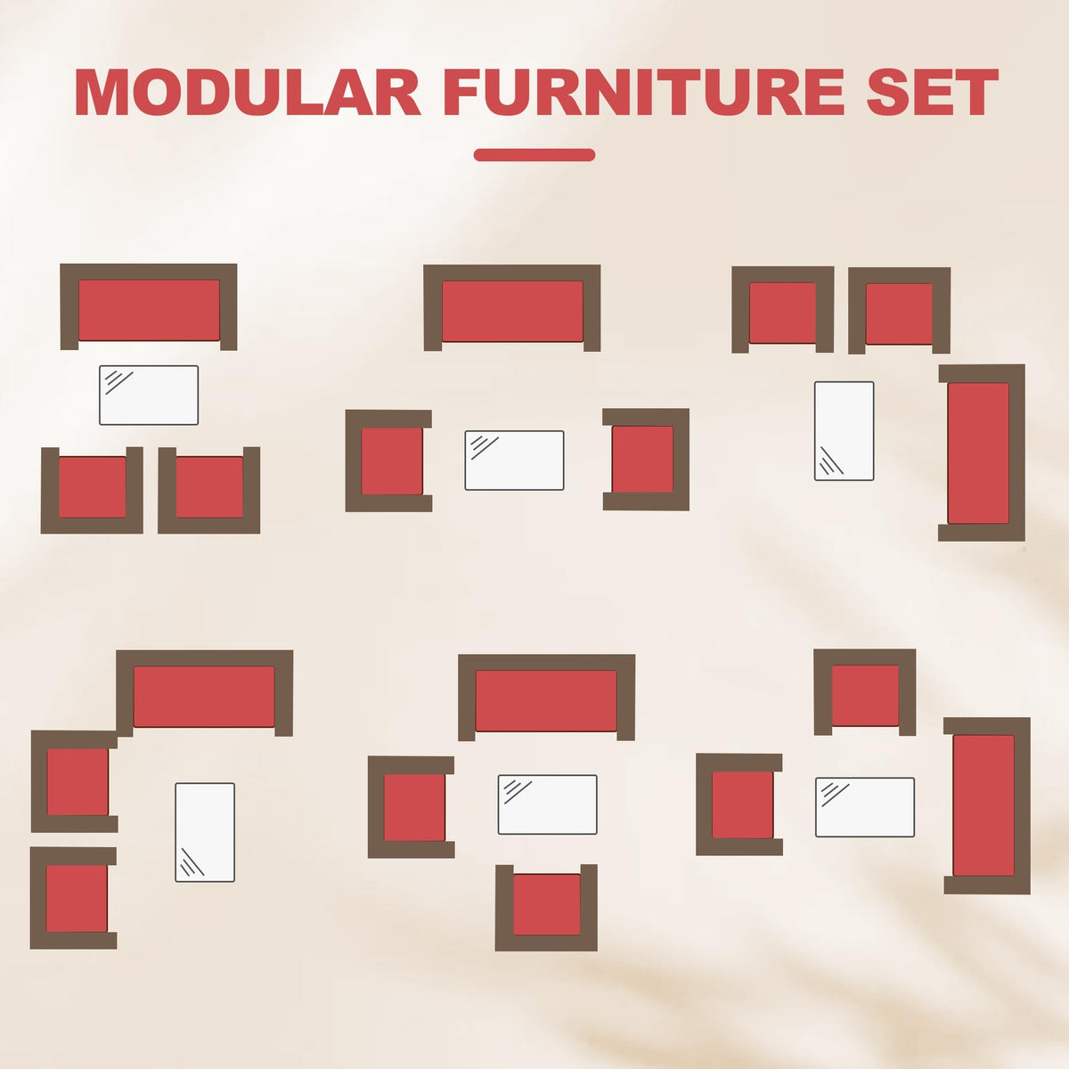 GAOMON patio set 4pcs cushions deliver plush support and easy cleaning