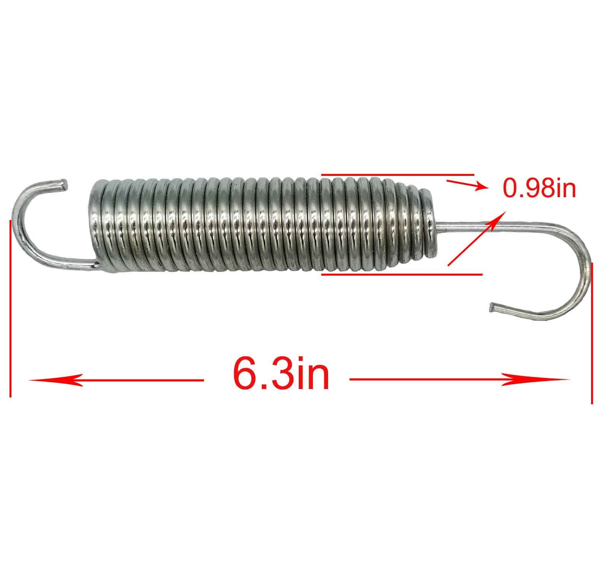 GAOSHUN Ariens Gravely tension spring in-use diagram demonstrates dependable tension for mower deck