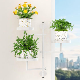 Gaoymsym easy-install wall plant shelf simplifies setup with hardware