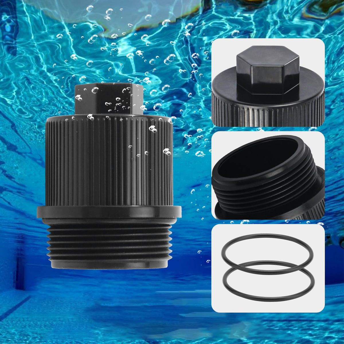 GAQUECY heavy-duty threaded body designed for lasting use