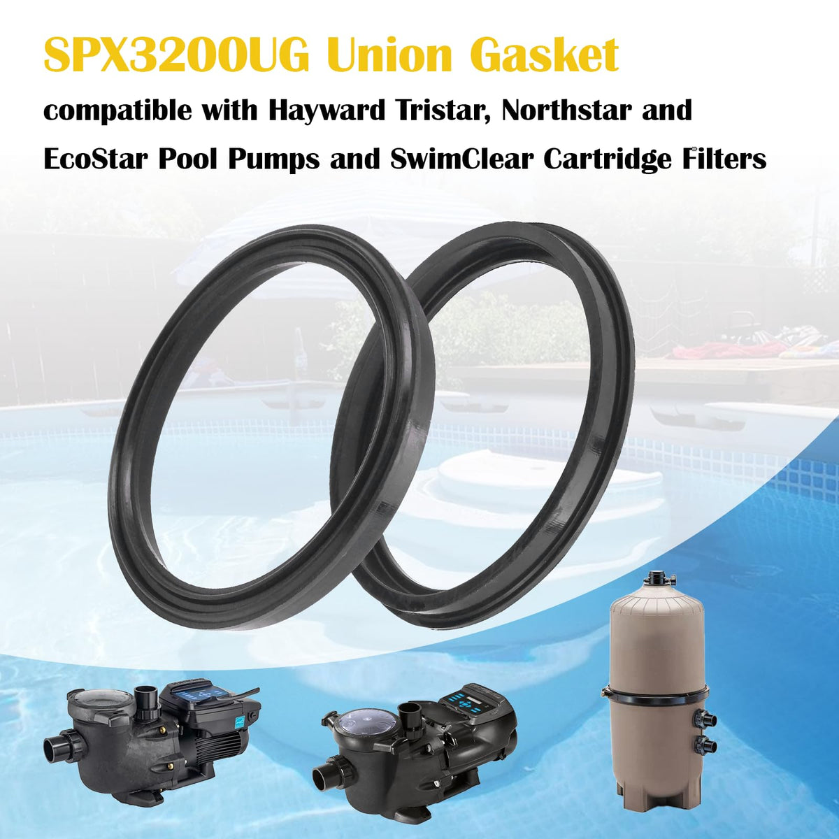 Four-pack packaging highlights value and ready-to-install gaskets for routine service.
