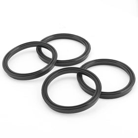 Close-up of GAQUECY gasket shows durable rubber ideal for high heat and pressure.