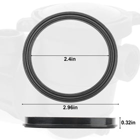 GAQUECY rubber withstands temperature swings, supporting consistent pool pump performance.