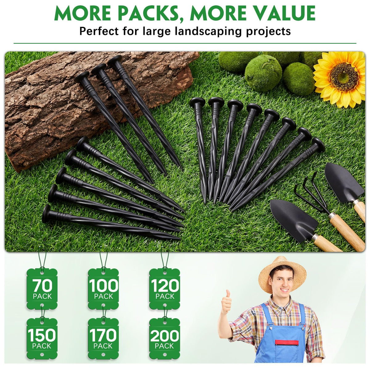 Garaook-diy-landscape-setup helps save time and effort.