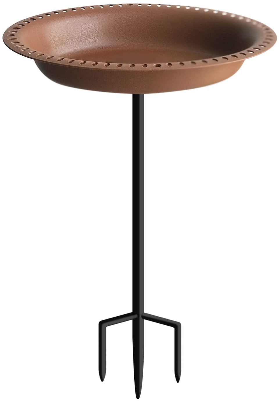 Garbuildman 28-inch birdbath oval basin attracts birds in garden