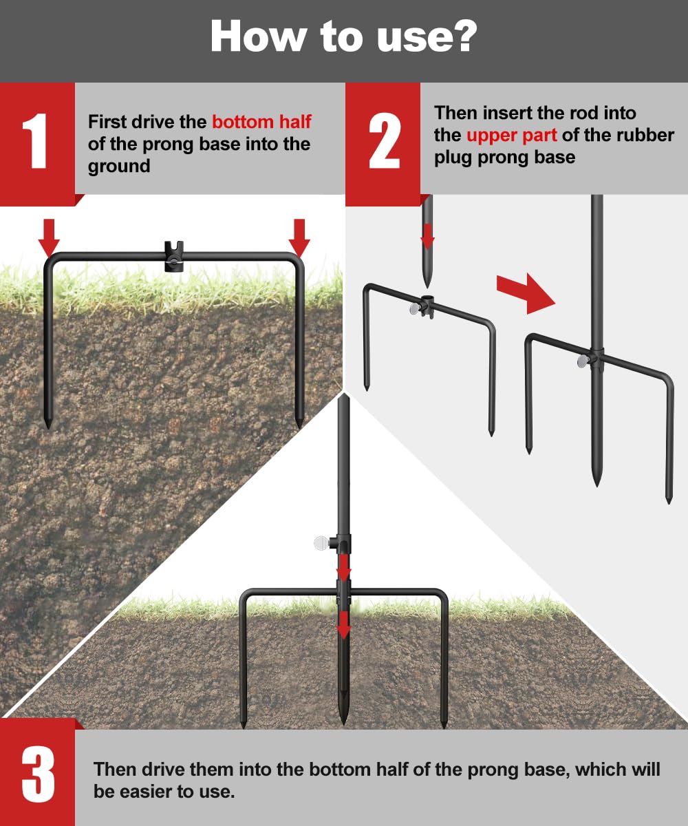 Garbuildman black powder coating resists wear for long-lasting garden support