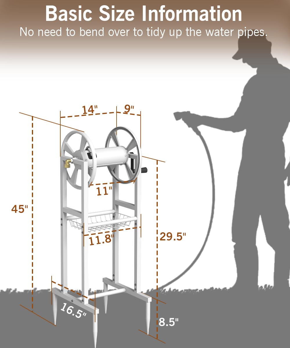 Garbuildman four-spike base provides stable grounding outdoors.