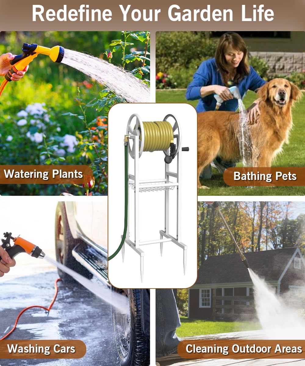 Garbuildman portable design allows easy relocation and winter storage.