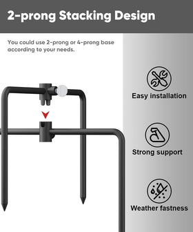 Garbuildman heavy-duty steel with rust-proof finish stands up to outdoor weather