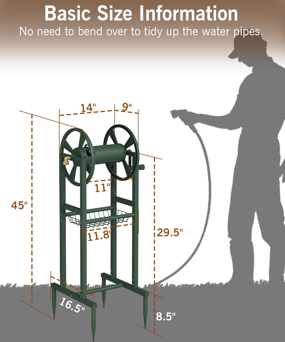 Garbuildman durable powder-coated storage rack keeps tools organized