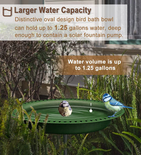 Freestanding bird feeder option by Garbuildman fills seeds to attract birds.