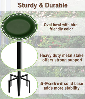 Green basin with weatherproof coating by Garbuildman withstands outdoor conditions.