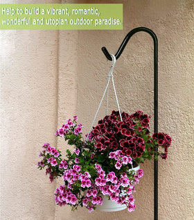 Garbuildman versatile garden hanger stand for pots and feeders.