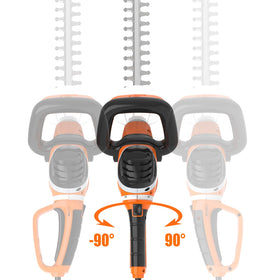 GARCARE ergonomic D-shaped handle ensures comfortable trimming from any angle.