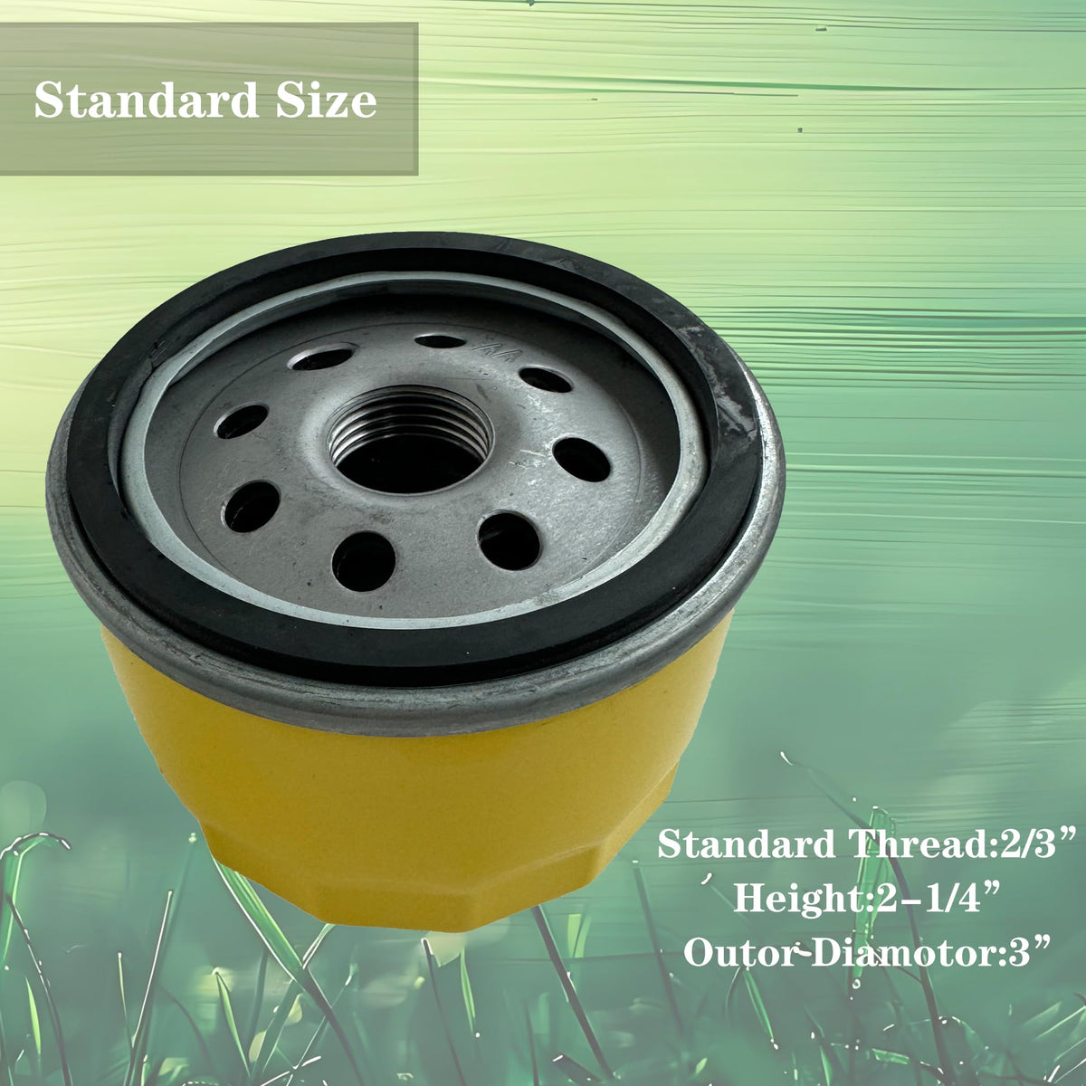 GARDAUTO oil filter for Kawasaki engines; supports smooth yard performance