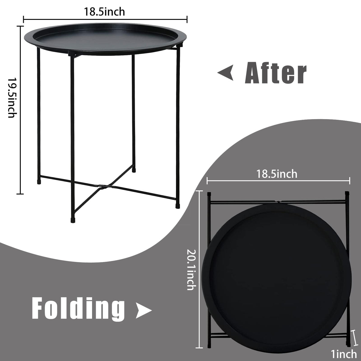 Garden 4 you compact folded size: easy storage in small spaces.