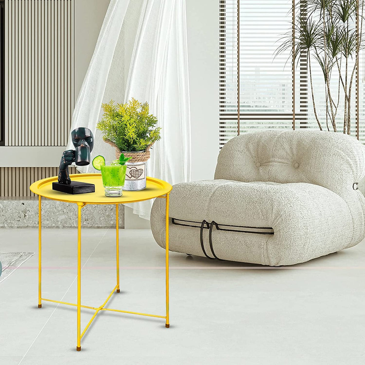 Garden 4 you end table set in a two-pack for paired rooms.