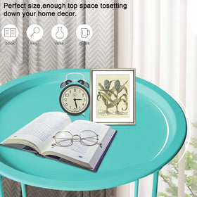 Garden 4 you green patio side table for outdoor and indoor use