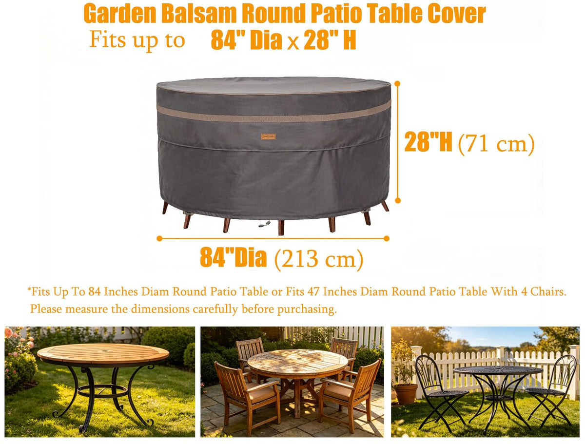 Garden Balsam UV-resistant coating shields against sun fading.