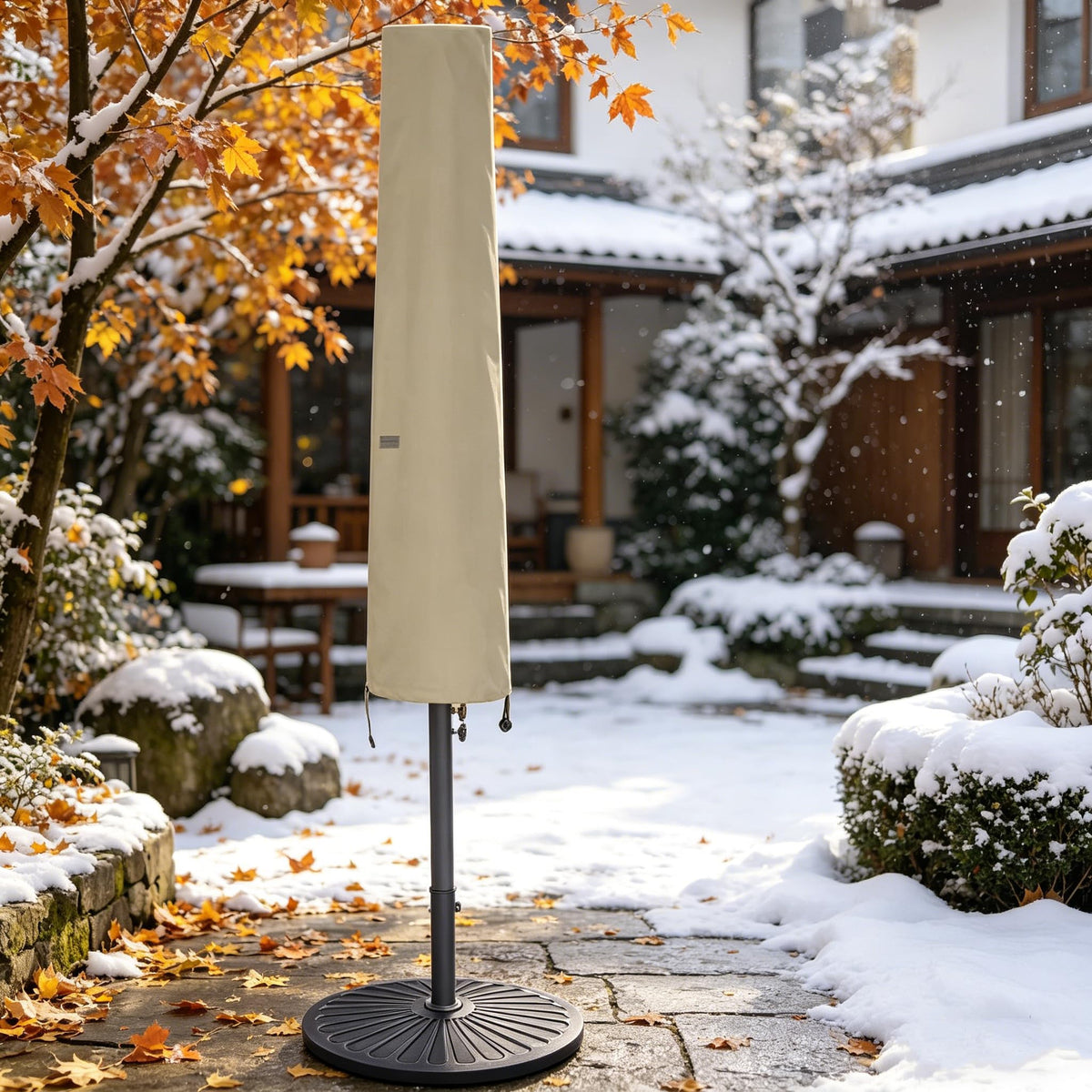 Garden Balsam zipper-rod access cover simplifies quick fitting and removal