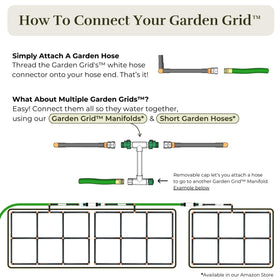 Garden Grid long-lasting system lasts seasons with minimal maintenance.