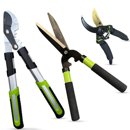 Garden Guru pruning shears with titanium blades for precise, clean cuts.