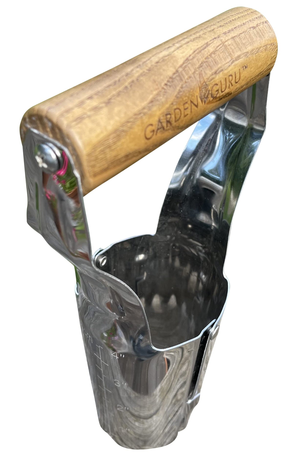 Garden Guru Eco Bulb Planter made from 100% recycled stainless steel.