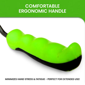 Garden Guru ergonomic grip reduces fatigue during digging