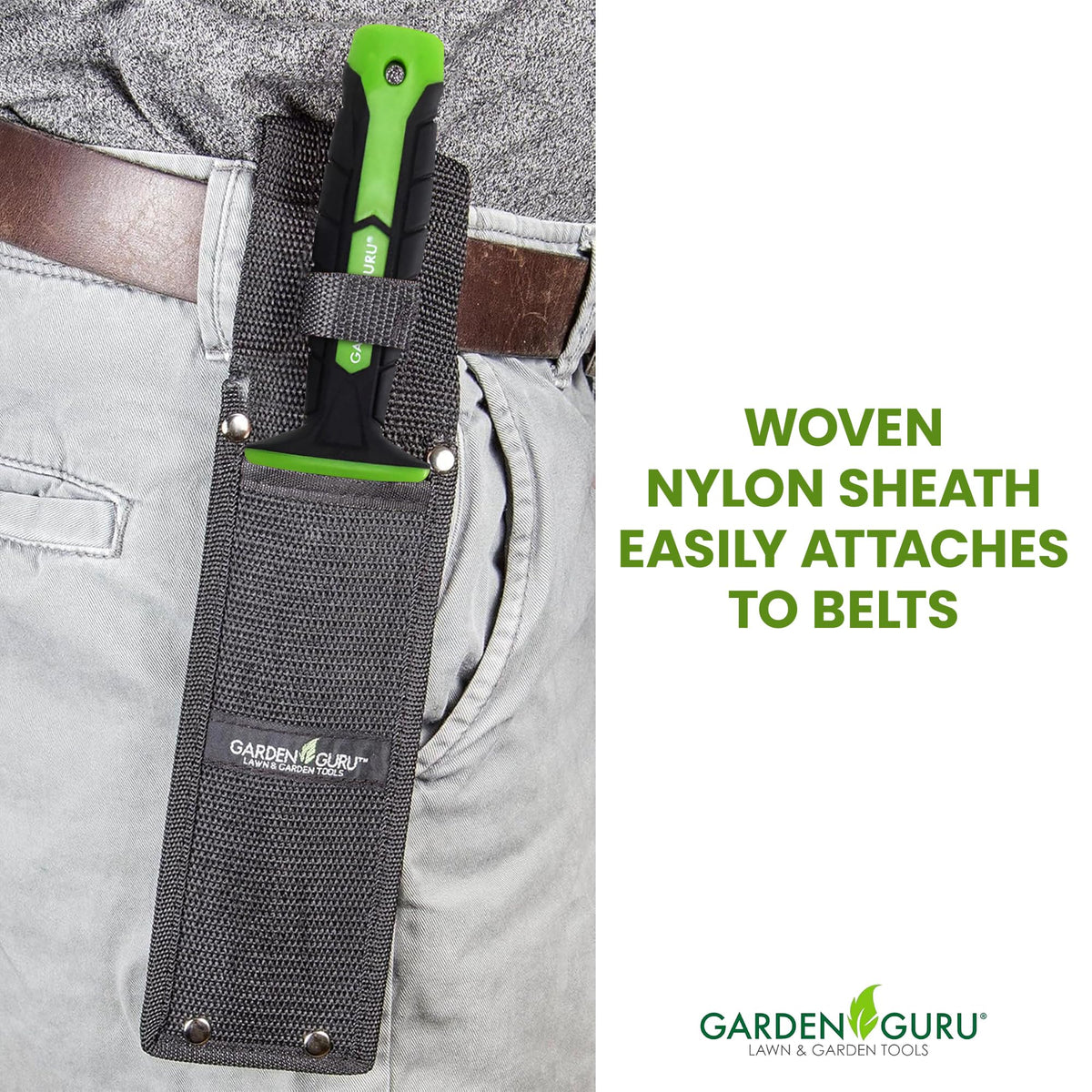 Garden Guru Hori Hori knife versatility for camping, hiking, and outdoor prep