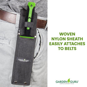 Garden Guru Hori Hori knife versatility for camping, hiking, and outdoor prep