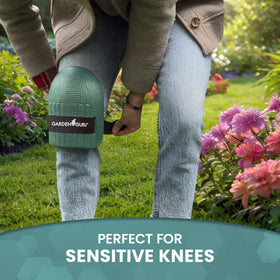 Garden Guru knee pads ribbed outer shell prevents slipping during work