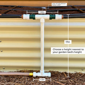 Garden Grid Manifold US-made badge emphasizes durable construction you can count on.